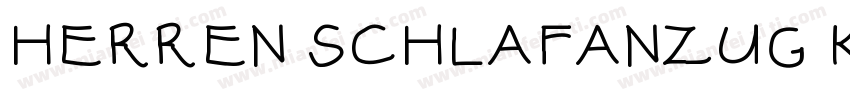 HERREN SCHLAFANZUG KURZ字体转换